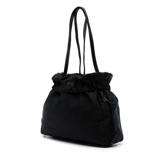 Prada Tessuto Logo Drawstring Tote - Picture 2 of 7